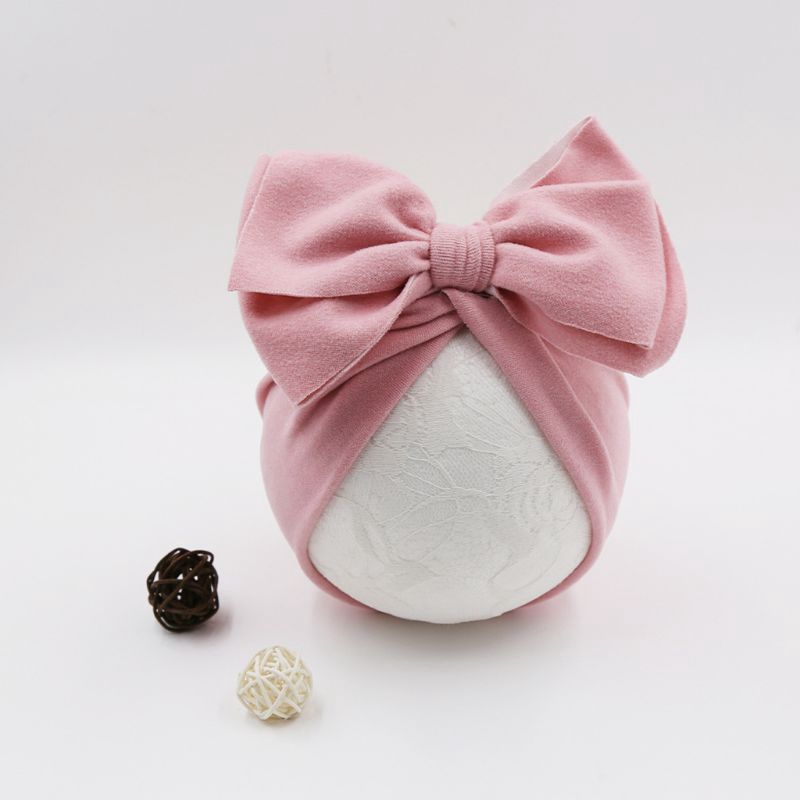 Mũ Turban Thắt Nơ Dễ Thương Cho Bé Gái