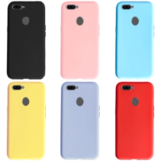 Ốp Điện Thoại Silicone Mềm Màu Trơn Thời Trang Cho Oppo A12 A12 Cph2083 Cph2077 A12 2020 A 12