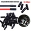 OUSXA 50 / 100 Chiếc Phanh Xe Đạp Bánh Răng Đường Đen Ống Dụng Cụ Mũ Nhựa Đầu Uốn