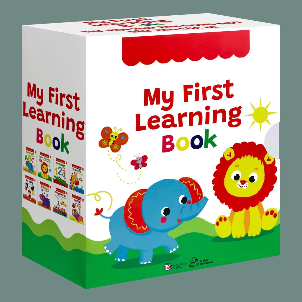 Sách - My First Learning Book - Thư Viện Hình Ảnh Song Ngữ Đầu Tiên Cho Bé (Bộ 8 quyển)