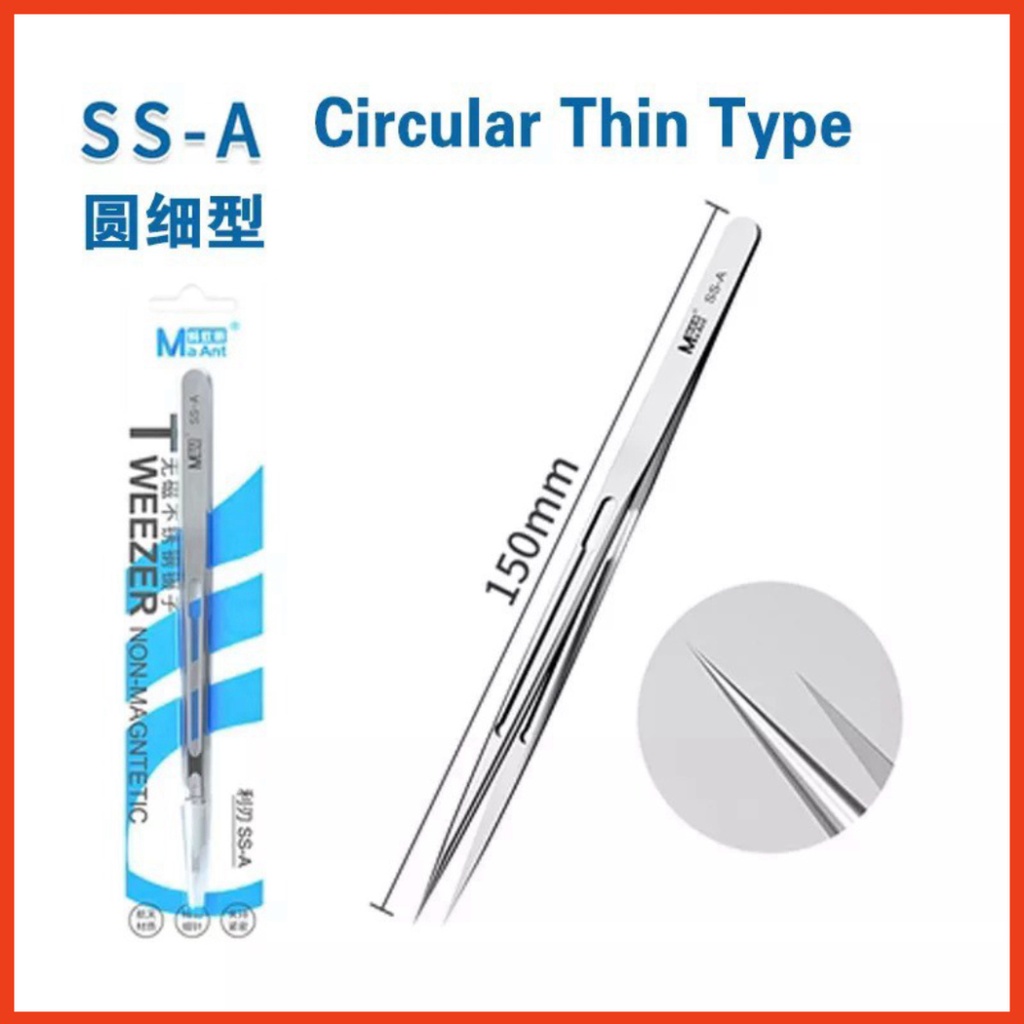 Panh nhíp MAANT SS-A dùng kẹp nối dây, gắp linh kiện