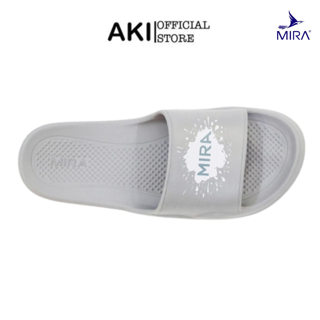 Ảnh Dép Xốp Quai Ngang Cao Cấp Mira Fl Xám Thể Thao Nam Nữ Dẻo Nhẹ Thời Trang - Mf001 3