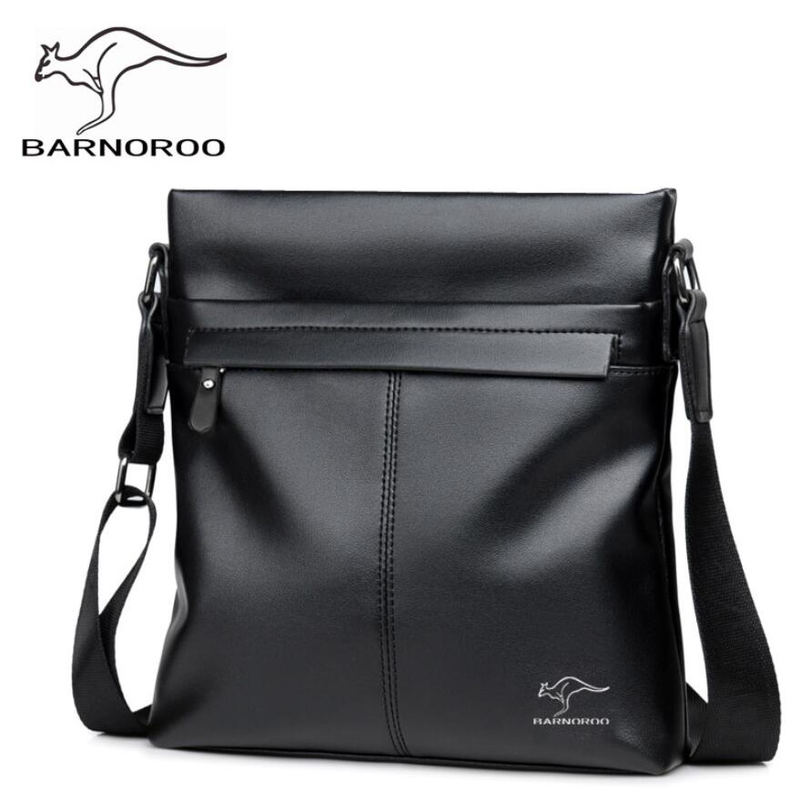 Túi đeo vai nam BARNOROO Túi đeo vai + Ví + Thắt lưng 3 trong 1 Bộ đeo chéo nam thời trang