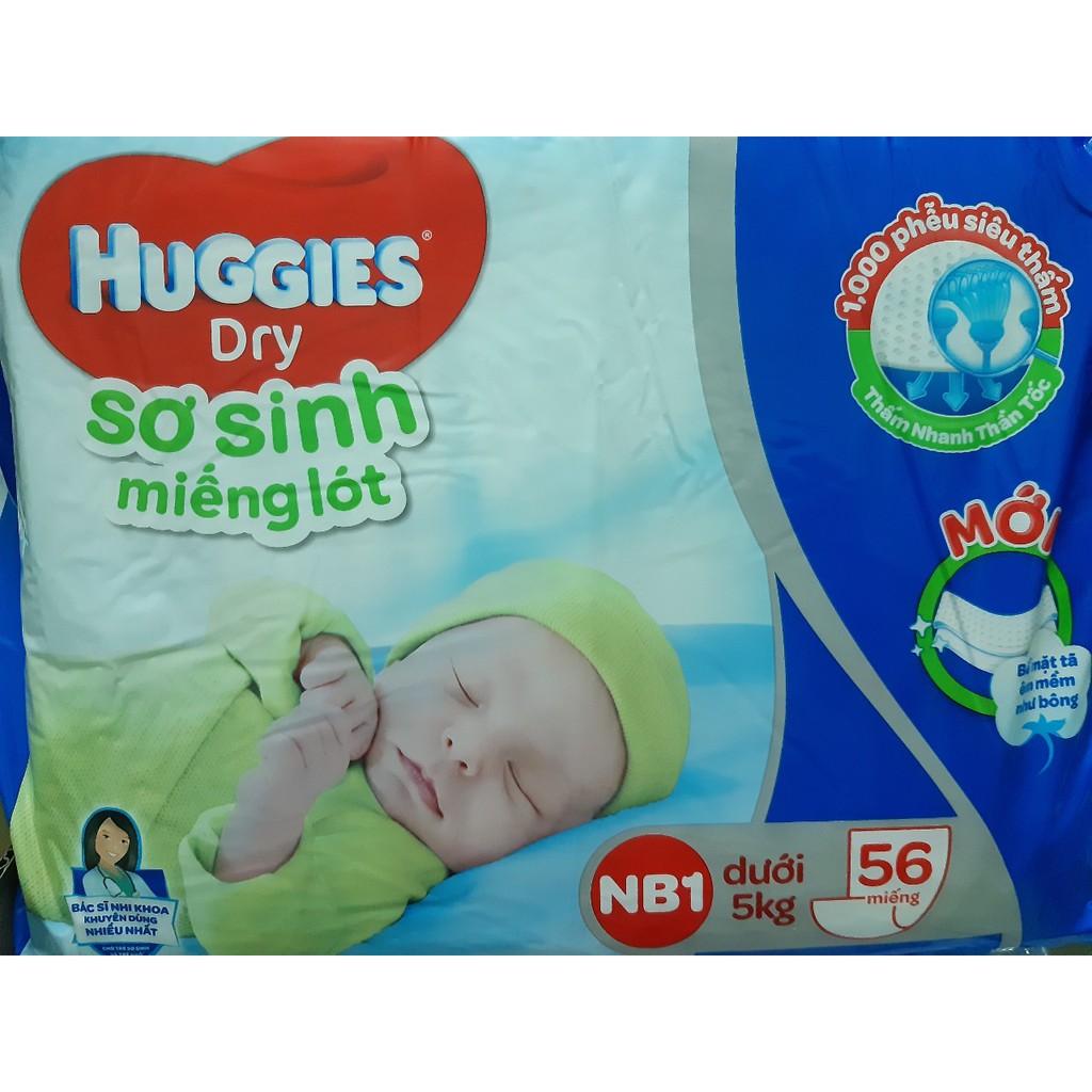 Miếng Lót Sơ Sinh H.D Newborn 1 - 56 (56 Miếng) | Shopee Việt Nam