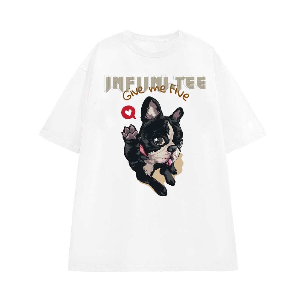 Áo thun INFINITEE Fni0852, Thun 100% Cotton - form rộng Unisex.Nữ