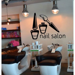 Decal Trang Trí Cửa Tiệm Nail - Spa - HairSalon - Nối Mi, tạo điểm nhấn của tiệm với khách hàng P9