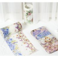 Băng dính trang trí Washi tape Chim hạc Và Washi tape Hoa bản to
