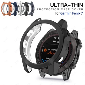Ốp Bảo Vệ Siêu Mỏng Cho Garmin Fenix 7 7S 7X Đồng Hồ Thông Minh Ốp Lưng Chống Va Chạm TPU Mềm Vỏ Bảo Vệ Rỗng