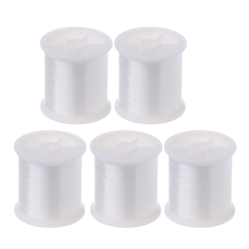 Cuộn Chỉ Nylon Trong Suốt 100m Dùng Làm Đồ Trang Sức Thủ Công