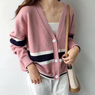 Áo len cardigan Hàn Quốc có sẵn dành cho nữ áo len dệt kim thời trang hàng đầu