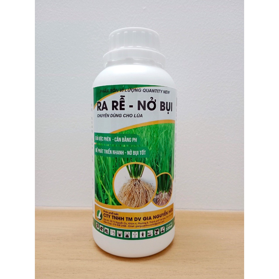 RA RỄ NỞ BỤI - PHÂN BÓN LÁ CHUYÊN LÚA CHAI 500ML | Shopee Việt Nam