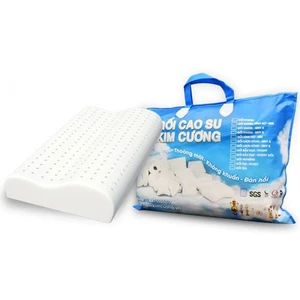 Gối Cao Su Lượn Sóng Kim Cương Siny A 44x64x12