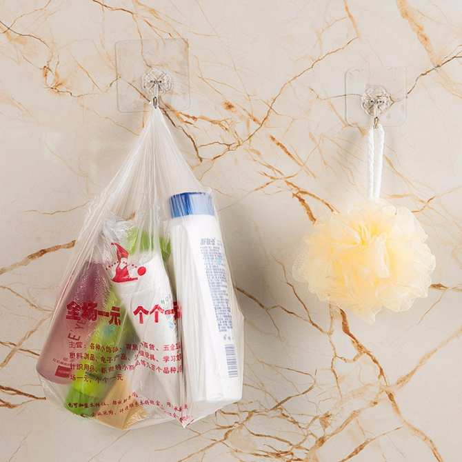 Set 5 móc dính tường chịu lực siêu chắc