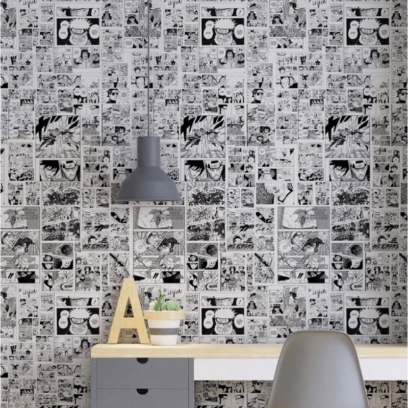 Set 100 Tờ Mangawall Dán Tường Có Sẵn Keo Anime One Piece Truyện Tranh Decor Phòng AnimeX