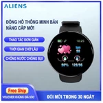 Vòng tay đồng hồ thông minh Đo nhịp tim huyết áp Theo dõi giấc ngủ Đếm số bước chân Chống nước 50m Selfie từ xa Nhắ Tặng — ảnh 4