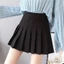 Váy Nữ Cao Cấp Thời Trang Quần Vợt Mini Dễ Thương Xếp Ly Màu Trơn Váy Học Sinh Hàn Quốc Plus Size