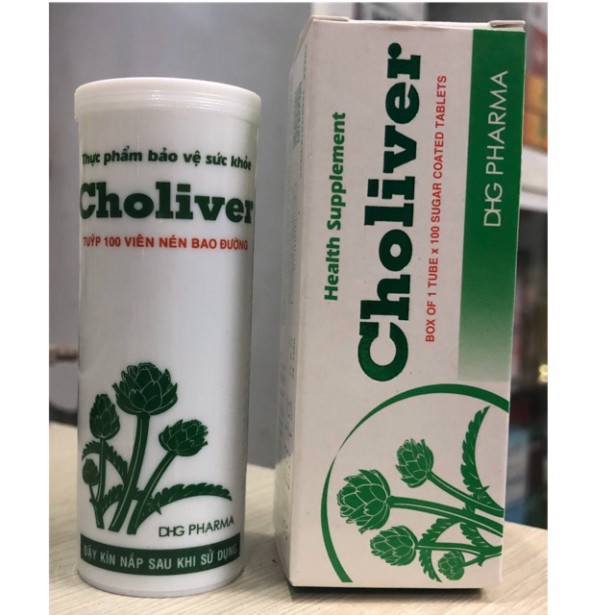Choliver - 100 viên - hỗ trợ thông mật, lợi gan, bảo vệ gan, tăng cường ...