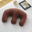 Gối úp mặt massage, gối úp ngực spa vải nhung nhám vân hoa mềm mịn, đường may cẩn thận Loại 1