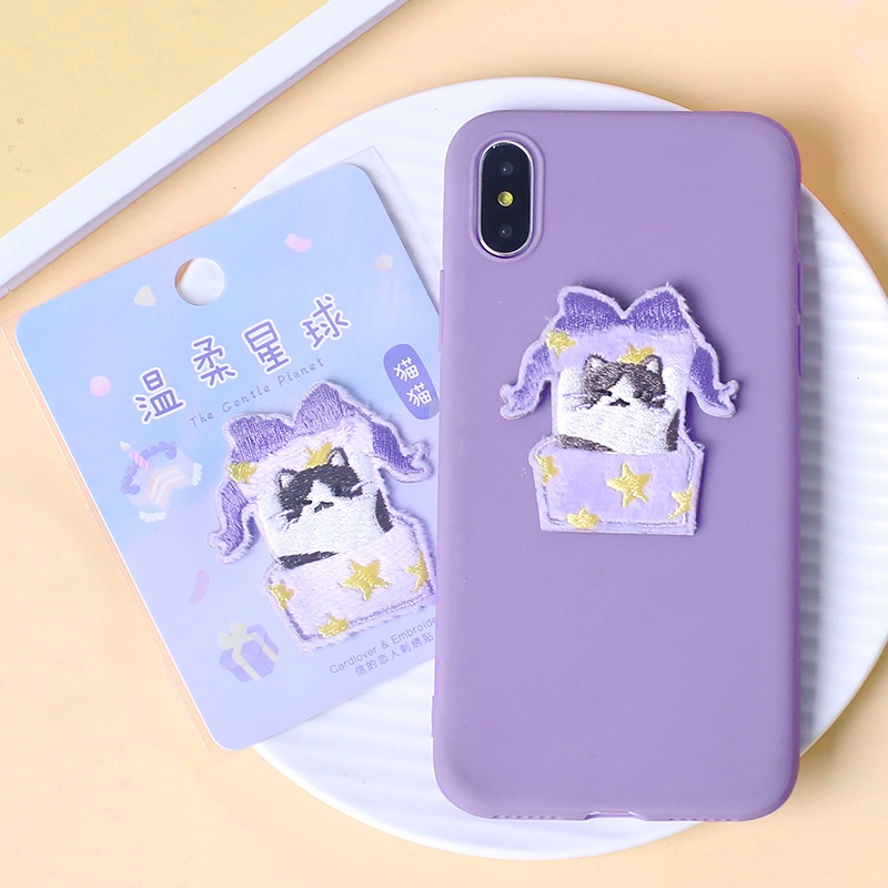 Sticker trang trí balo túi xách quần áo anime chất liệu vải thêu HD134-K51sửa chỗ ố bẩn trên quần áo balô túi xách