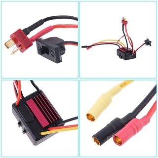 Bộ điều khiển tốc độ không chổi than ESC chống nước 2-3S Li-po 35A cho xe điều khiển từ xa 1/14 1/16 chuyên dụng
