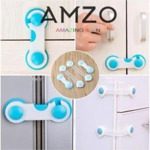AMZO_KHÓA BẢO VỆ CỬA TỦ LẠNH CHO GIA ĐÌNH CÓ BÉ NHỎ – DỄ SỬ DỤNG, ĐẢM BẢO AN TOÀN