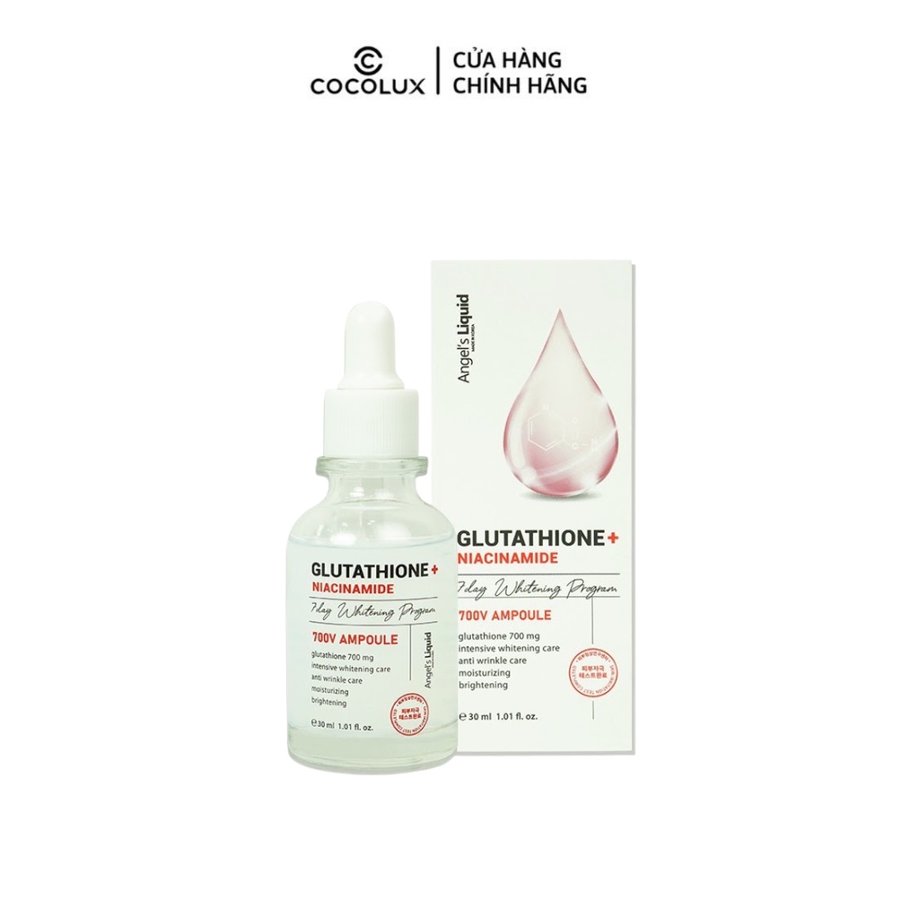 Tinh Chất Angel's Liquid Glutathione + Niacinamide 7 Days Whitening Program 700 V Ampoule