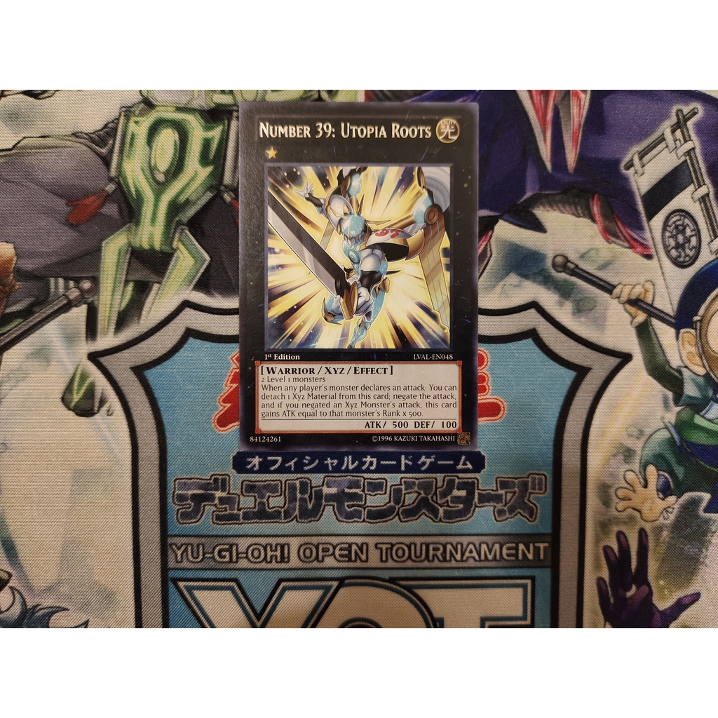Thẻ bài Yugioh chính hãng - Number 39: Utopia Roots - LVAL-EN048 - Rare ...