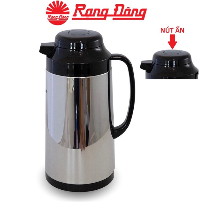 Ảnh Phích đựng nước nóng 1 lít Rạng Đông vỏ INOX sáng bóng RD 1040ST2 1