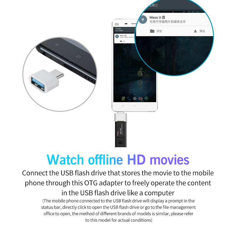 Ảnh Đầu Chuyển Đổi OTG Fonken Sang Type C/Micro USB Cho Tablet / Laptop / Điện Thoại Android / Notebook 3
