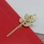 BORAGETE Cô Dâu Kẹp Tóc Phụ Kiện Tóc Kim Loại Bobby Pin Hình Lá