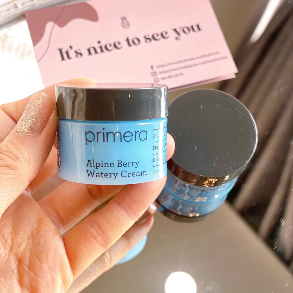 Kem Dưỡng Ẩm Primera Alpine Berry Watery Soothing Gel Cream Shopee