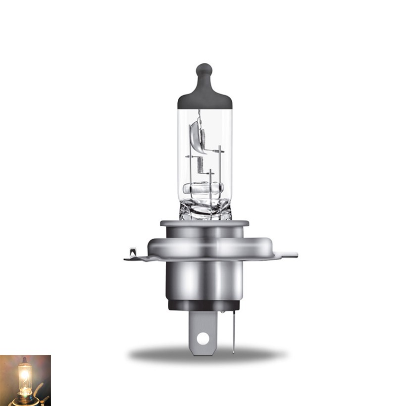 Bóng Đèn Pha/Cos Halogen OSRAM Original Dùng Cho Xe Ô Tô Xe Hơi Xe Máy Chân H4 12V 60/55W 64193-01B - 3200K 1650/1000LM