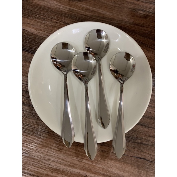 Muỗng inox cơm phở đầu tròn 1 cái