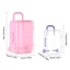 VVDZA Búp bê Đồ chơi thu nhỏ Túi xách búp bê thời trang Hộp đựng đồ trang sức bằng nhựa