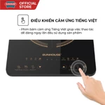 Bếp từ đơn Sunhouse SHD6803 - Công suất 2000W - Bảo hành 12 tháng - 8 chế độ nấu - Nút bấm điện tử — ảnh 4