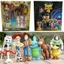4 Đồ chơi hộp bánh Topper hình hành động Woody Lightyear Rex Alien 7 CÁI