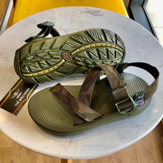 Dép Sandal Nam Chaco Rằn Ri Đế ThơmCao Cấp Mã D101