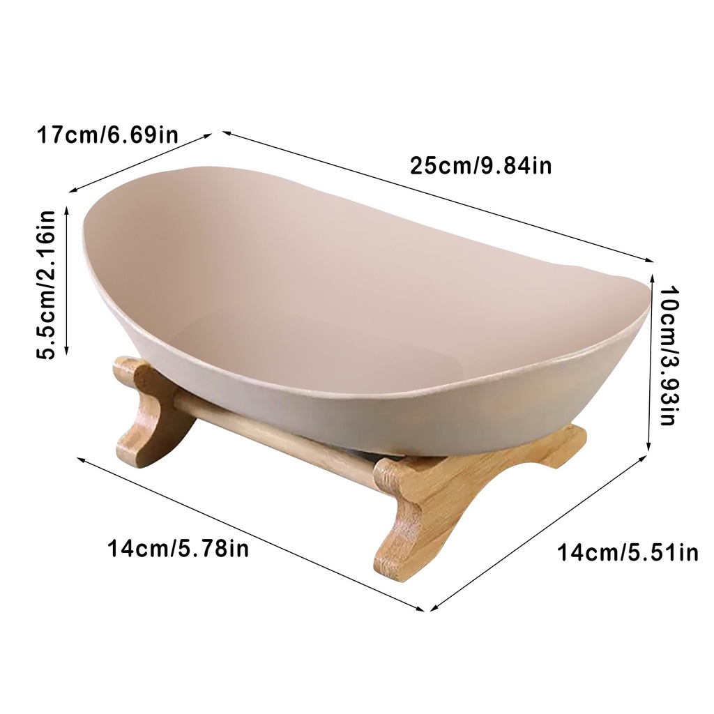 Giỏ Đựng Trái Cây Khung Gỗ Đứng Nhiều Lớp Kẹo Ăn Nhẹ Đĩa Trái Cây Kệ Bàn Trang Trí