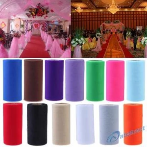 Cuộn vải tuyn nhiều màu trang trí tiệc cưới / lễ hội-168-SPPL