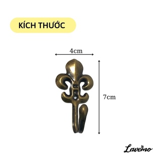 Móc Treo Núm Vén Rèm Vải Cao Cấp Bằng Sắt Họa Tiết Cách Điệu Đẹp NV03