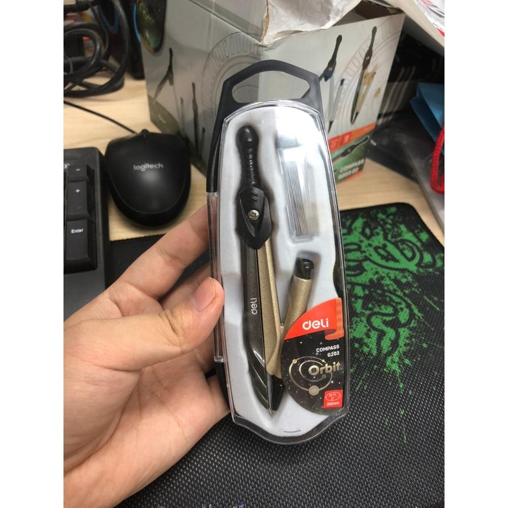 Compa Deli Hàng Cao Cấp G20302 Compa sắt chì kim | Shopee Việt Nam