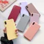 Ốp Điện Thoại Nhựa Mềm Màu Trơn Cho iPhone 7 8 6 6s Plus 7plus 8plus