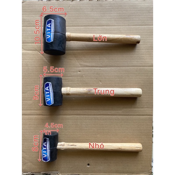 Búa cao su loại 1 cao cấp Vita nhỏ, trung, lớn | Shopee Việt Nam