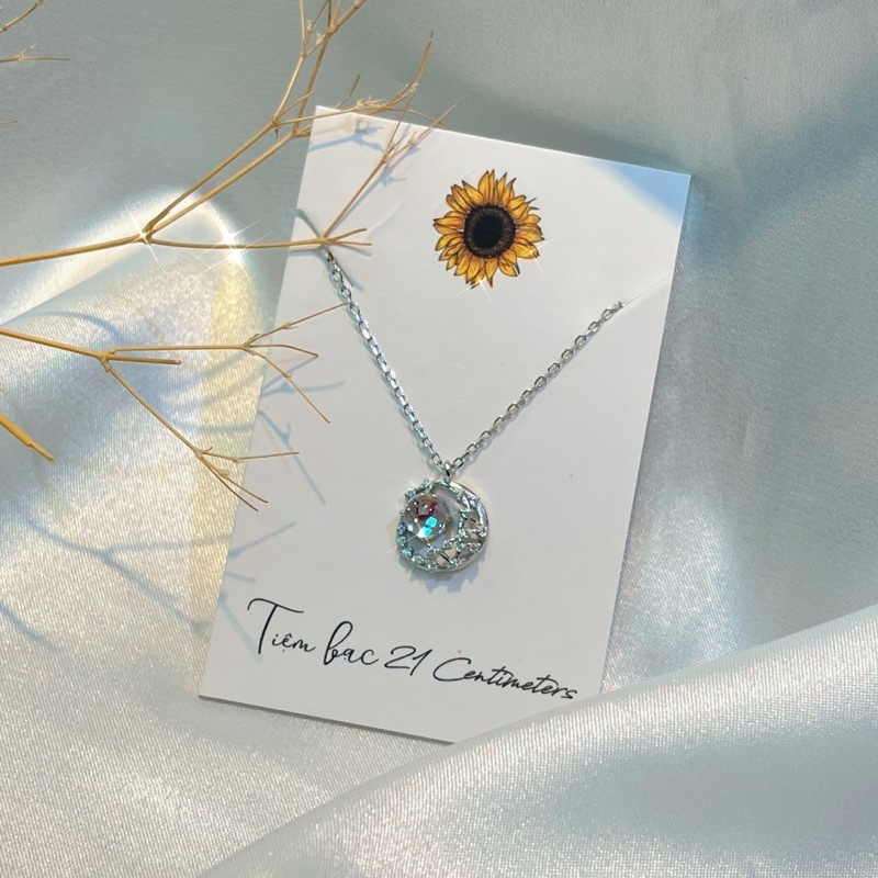Ảnh Dây chuyền bạc Glitter Moon, Dây chuyền Tiệm bạc 21Centimeters 4