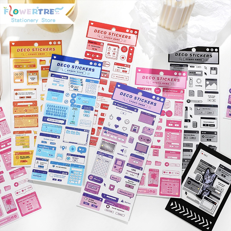 Flowertree 1 Sticker Dán Trang Trí Sổ Lưu Niệm | Shopee Việt Nam