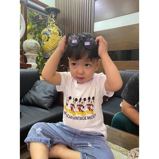 Áo phông thun micky cho bé trai mùa hè