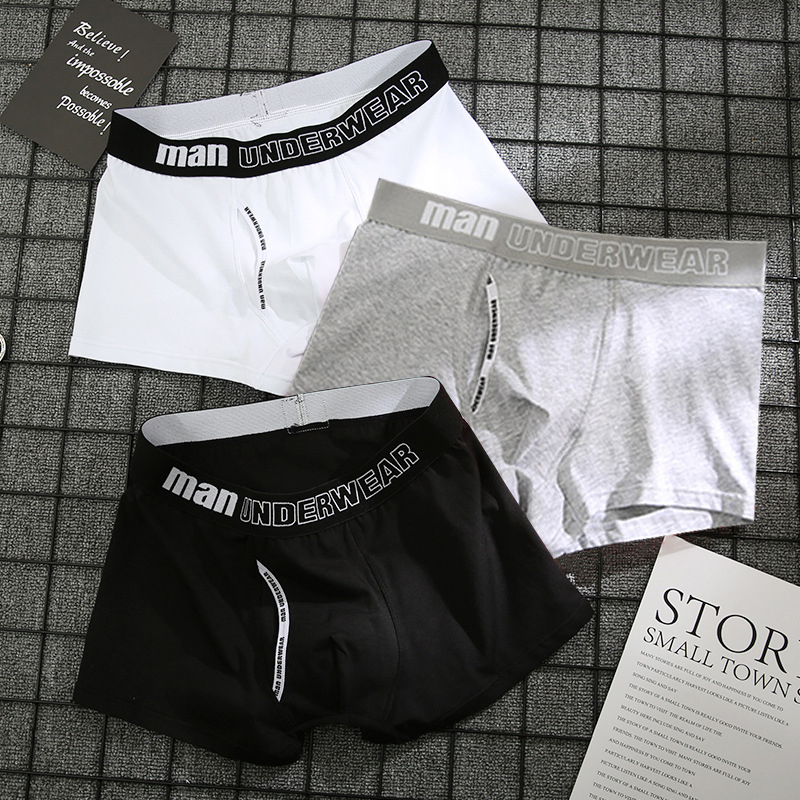 Ảnh Quần lót boxer màu trơn thời trang cho nam 2