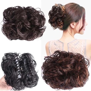 Tóc giả búi kẹp xoăn thời trang Hàn Quốc HaminStore