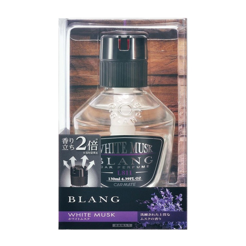 Nước Hoa Khử Mùi Trên Ô Tô CARMATE Blang Liquid VF L811 White Musk 130ml Phù HỢp Cho Nhiều Dòng Xe Hơi Xe Tải