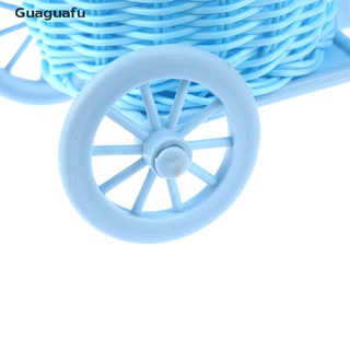 Guaaguafu Giỏ hoa ba bánh nhỏ Bình lưu trữ Trang trí bàn văn phòng tại nhà